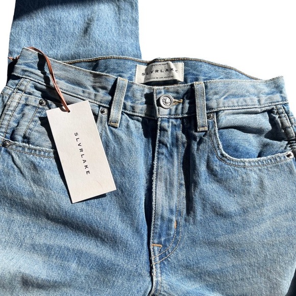 NWT SLVRLAKE Virginia Slim Straight-Leg Jeans - Picture 9 of 11
